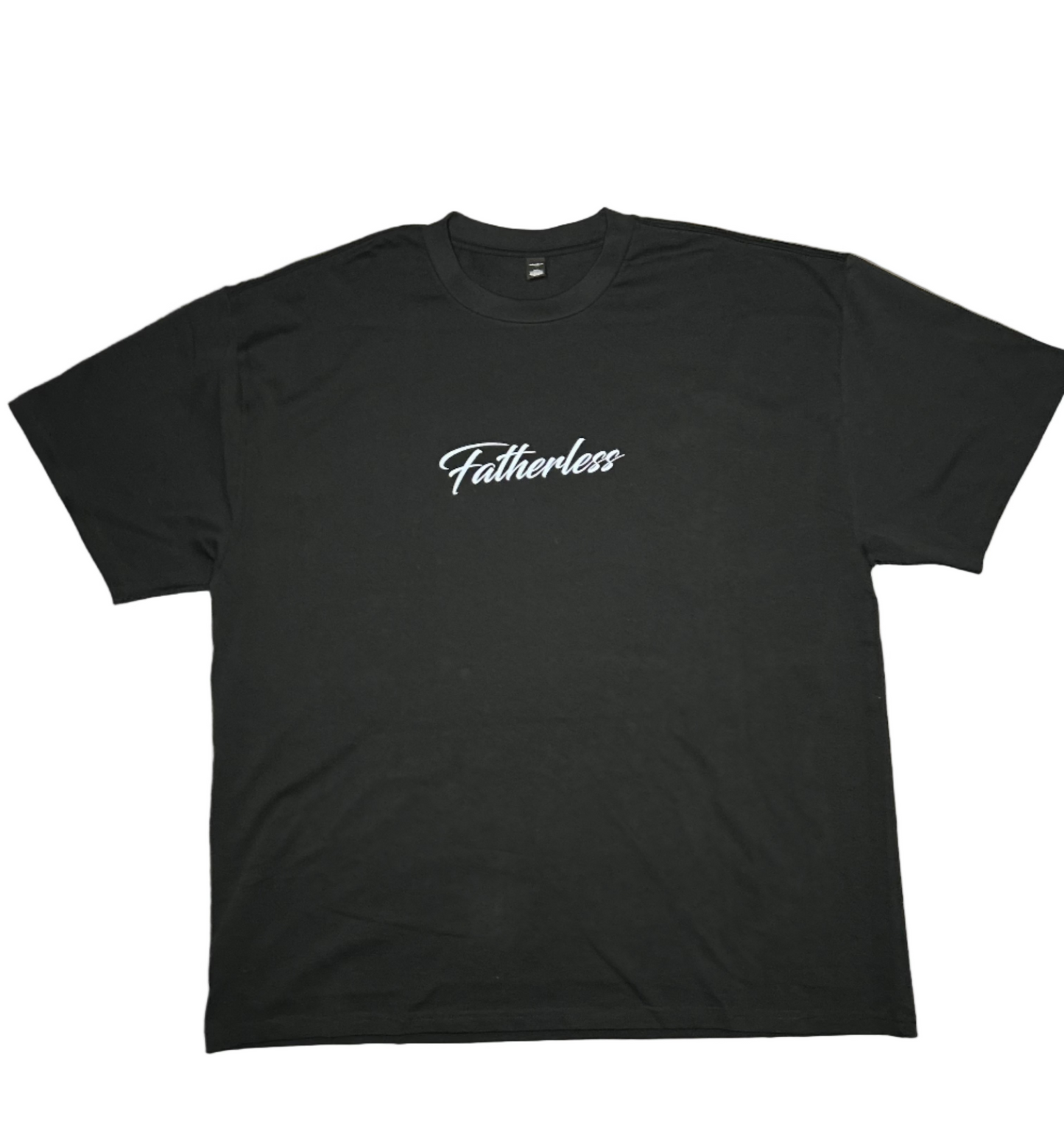 Front of the tee with "Fatherless" printed across the chest. 